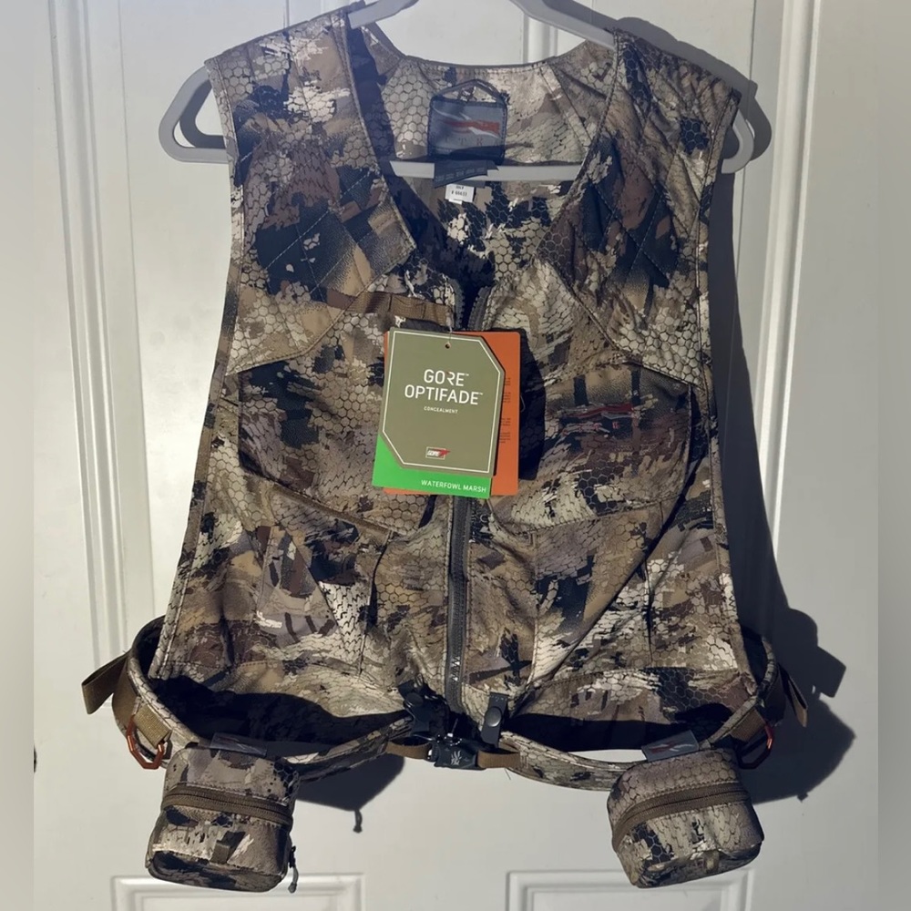 Sitka delta wading vest optifade waterfowl-Mens-LXL